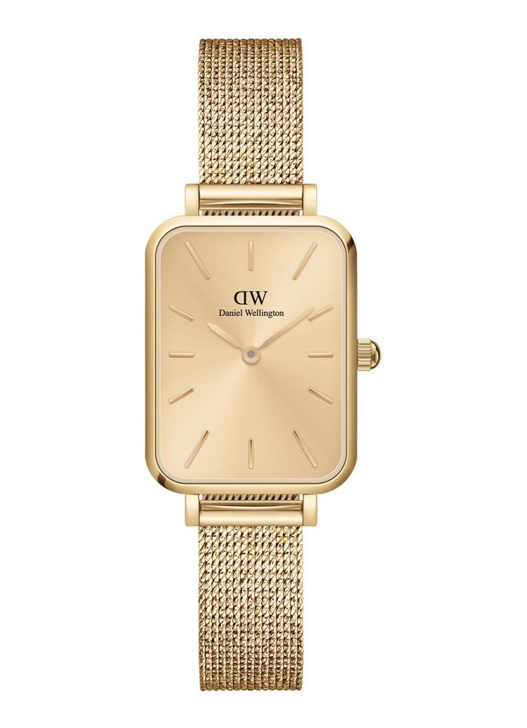 Reloj dorado de la marca Daniel Wellington