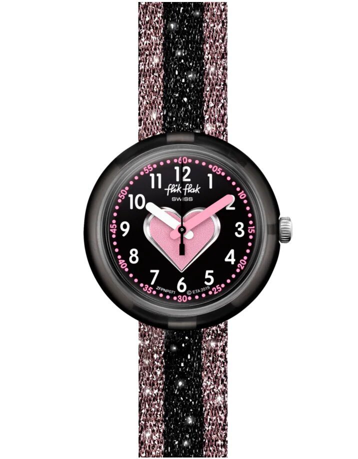 Reloj para niño de color rosa y negro de Flik Flak