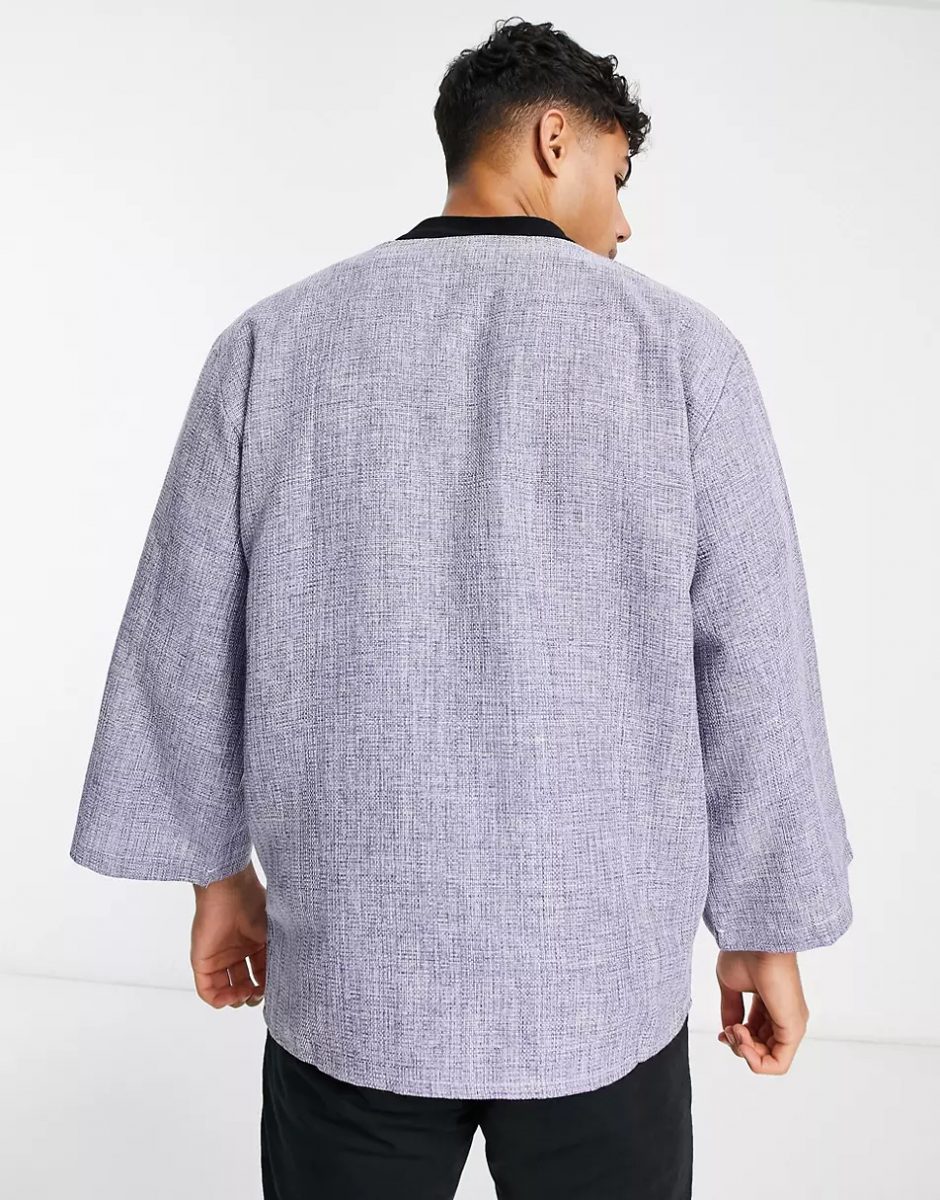 Parte superior de kimono para hombre