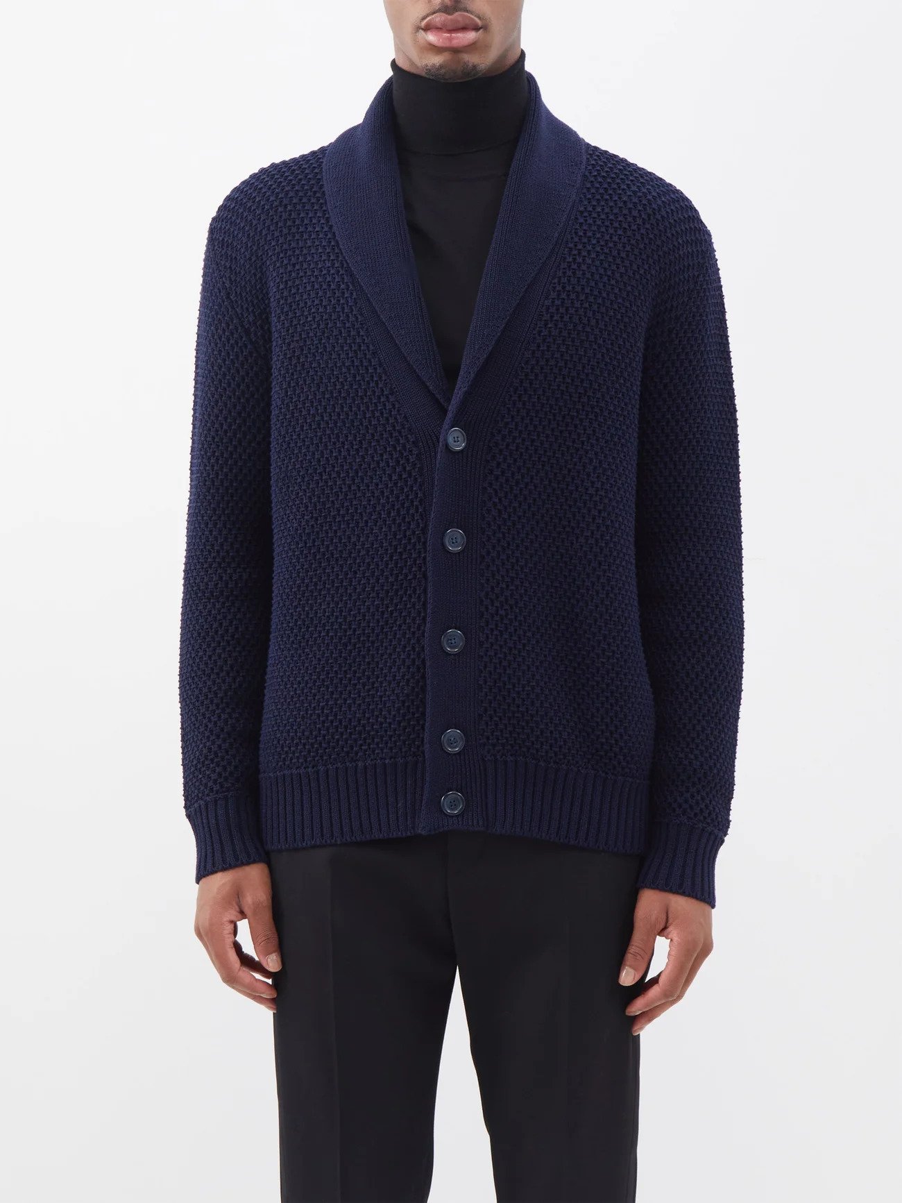 Cardigan largo para hombre de la marca Caio