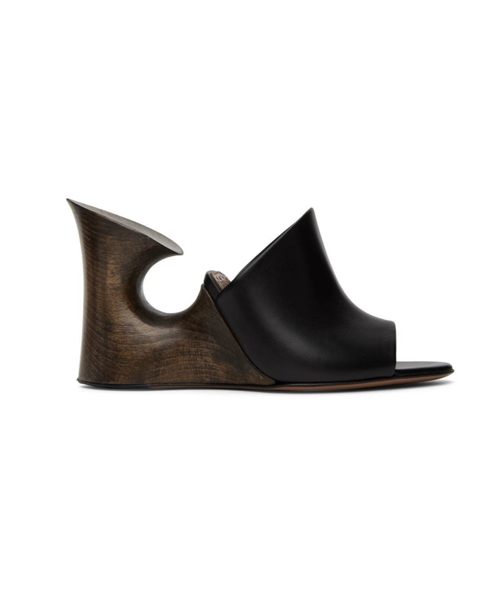 Sabot cuir Alaïa