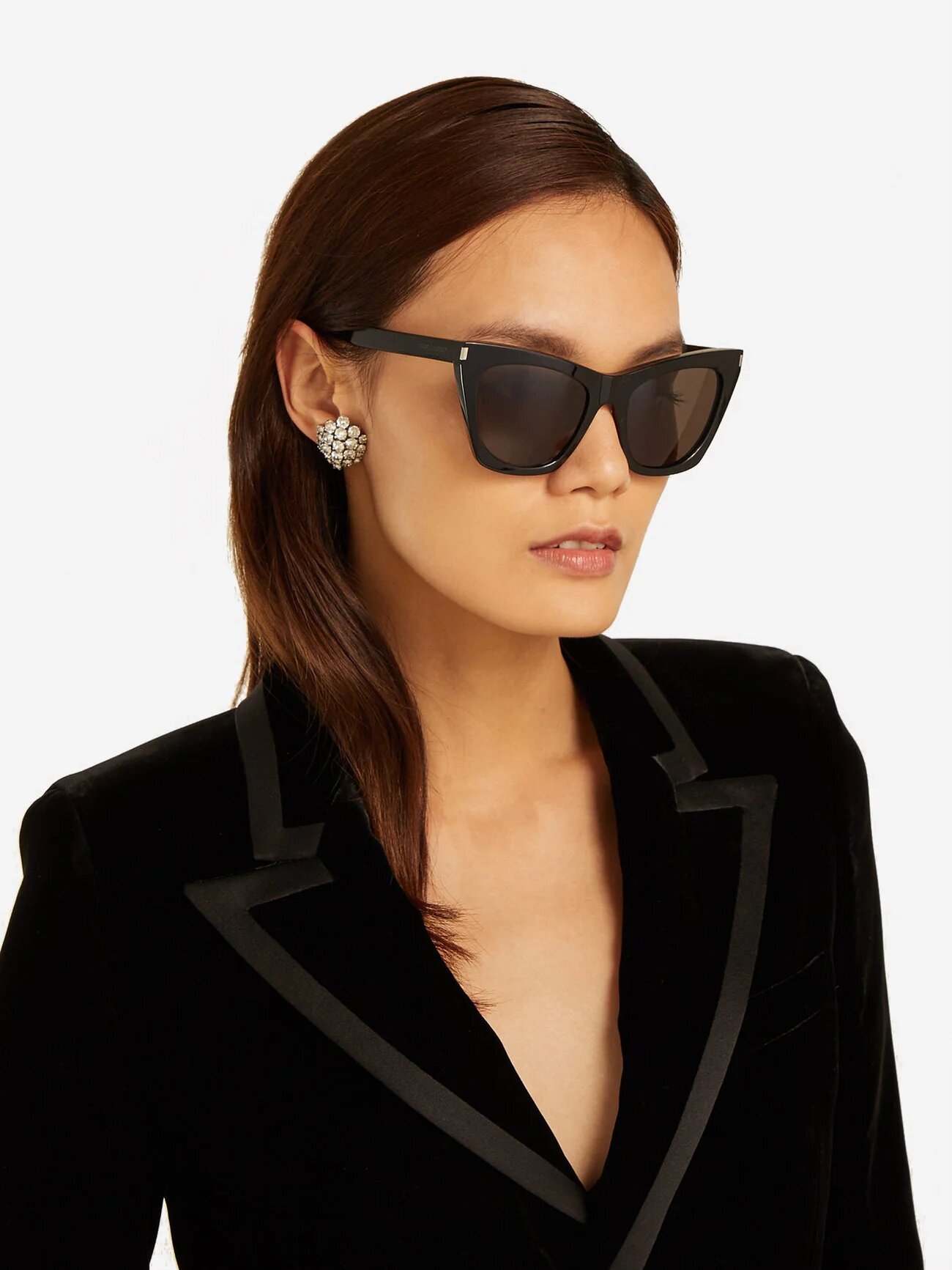 Lunettes de soleil œil de chat para mujer de Saint-Laurent Eyewear