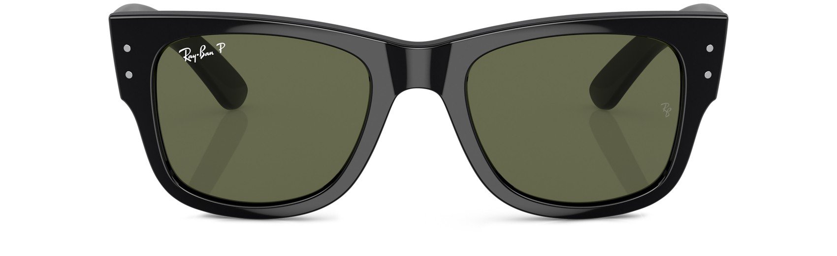 Lunettes de soleil Wayfarer noires en acétate