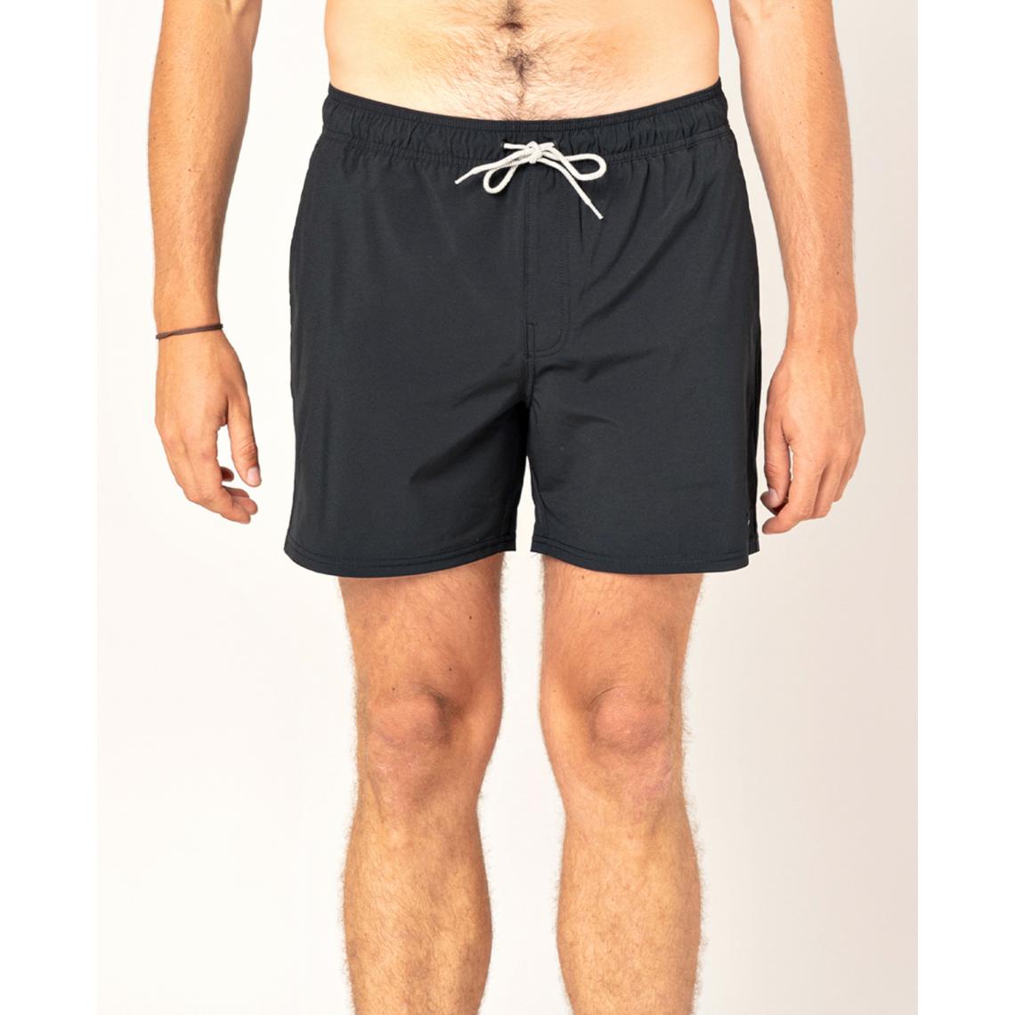 Traje de baño negro a talla plana Rip Curl