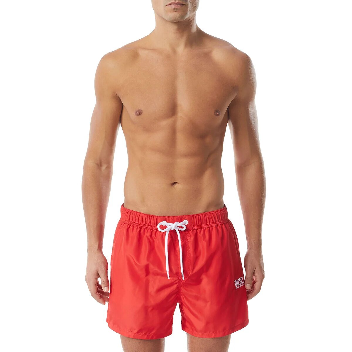 Short de baño rojo Diesel