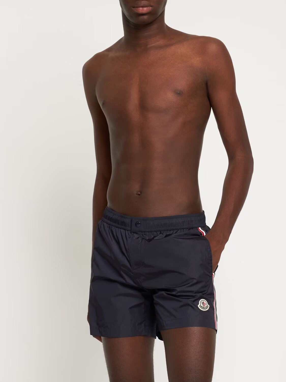 Short de bain court noir Moncler