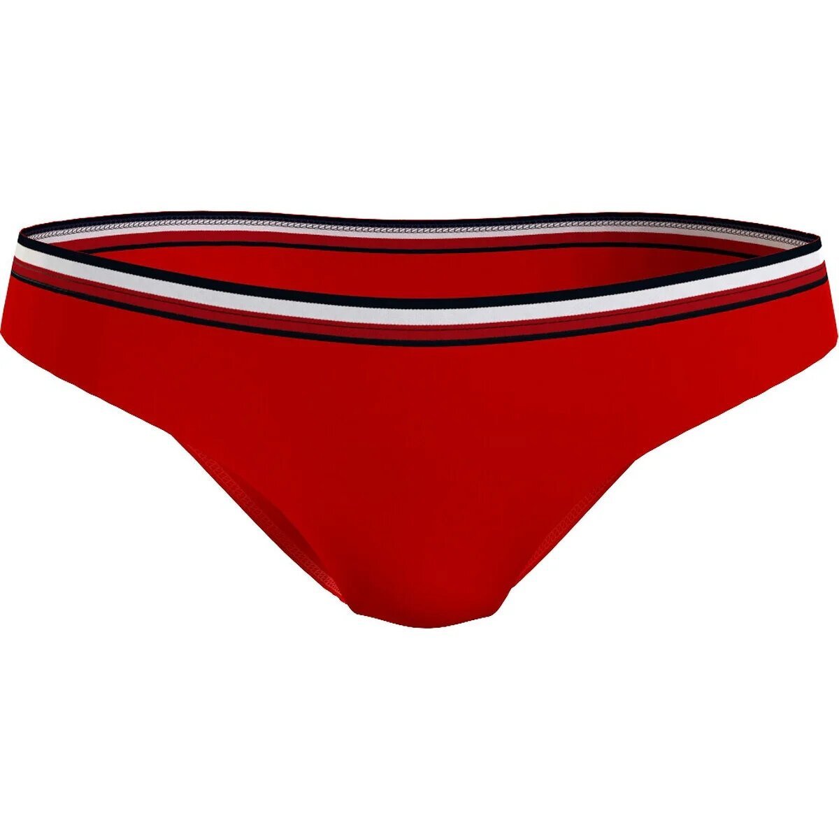 Slip de bain rouge dominant, blanc et bleu Tommy Hilfiger