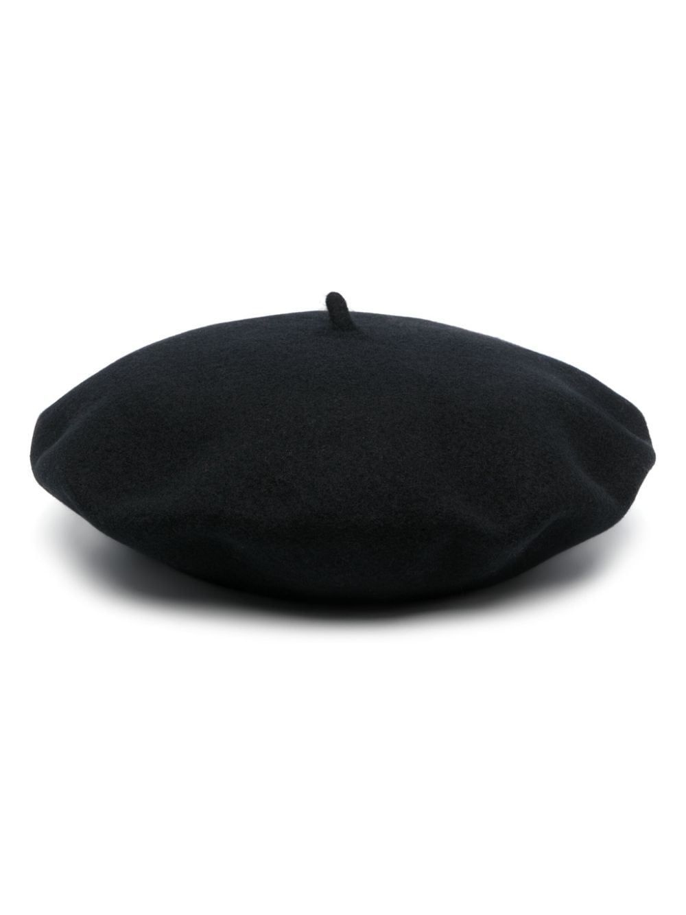 Beret noir en laine Borsalino