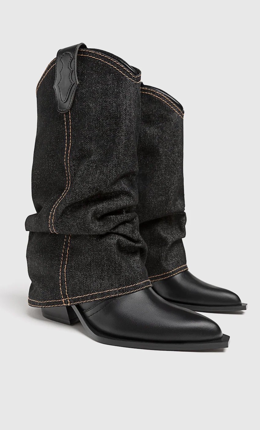 3 razones para invertir en una prenda evolutiva 42 Bottes à talon cowboy avec revêtement amovible stradivarius