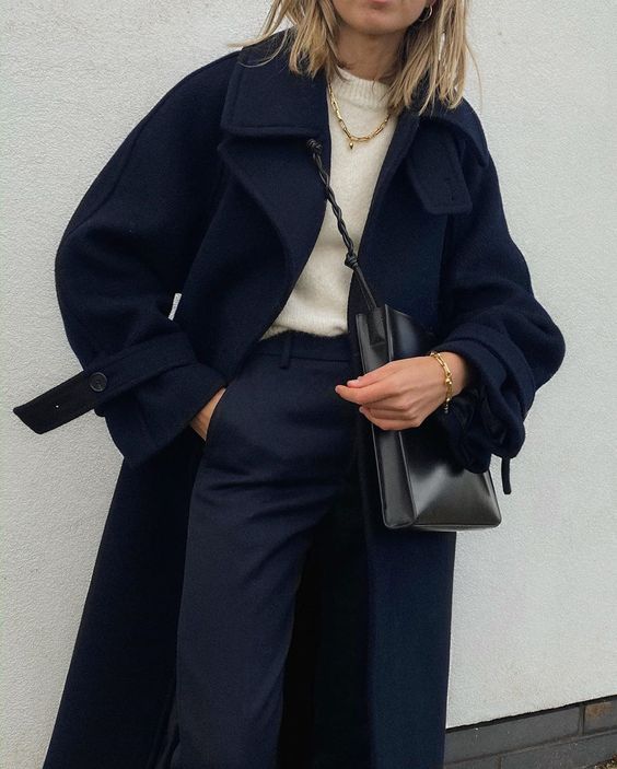 Look bleu marine femme