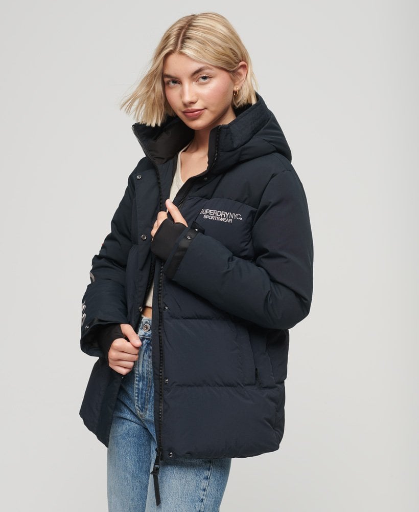 Parka acolchada con capucha City Wind