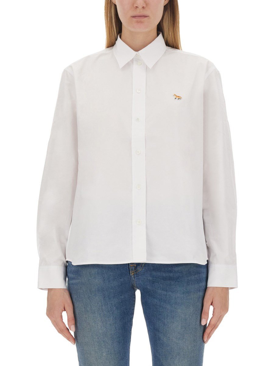 Camisa blanca mujer Maison Kitsuné