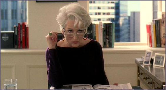 Miranda Priestly interpretada por Meryl Streep