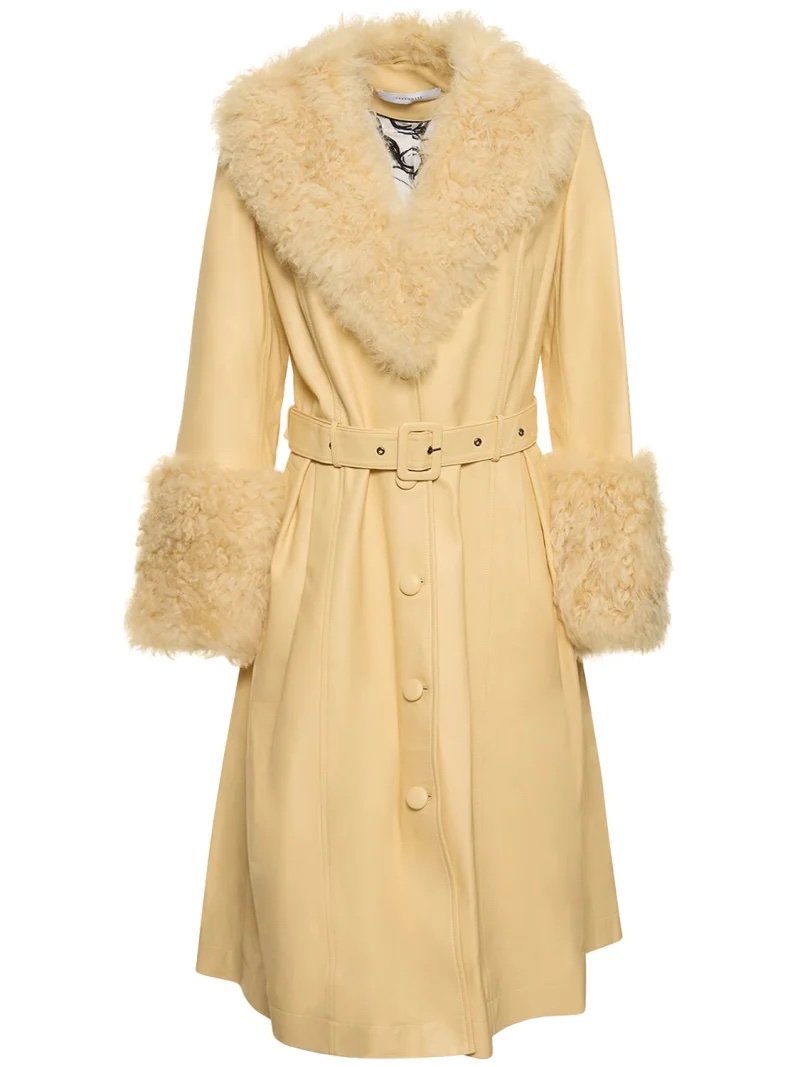 Manteau Saks Potts en shearling Foxy