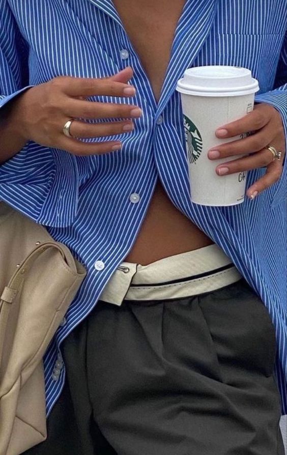 Camisa mujer azul cobalto