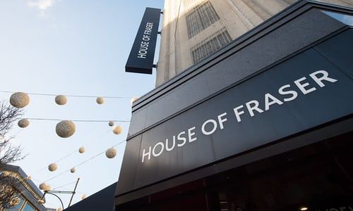 Devanture House of Fraser