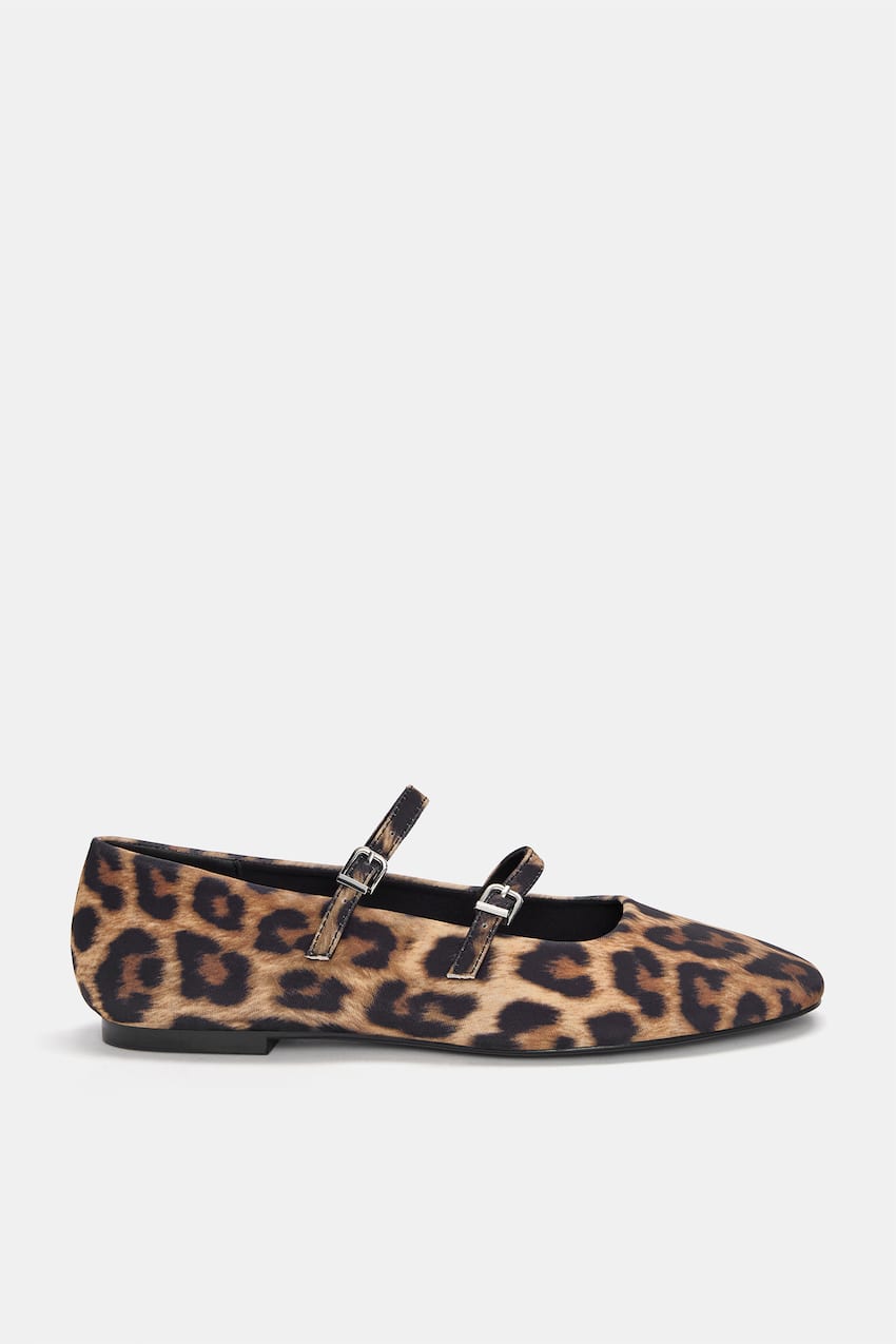 Bailarinas con estampado de leopardo Pull & Bear