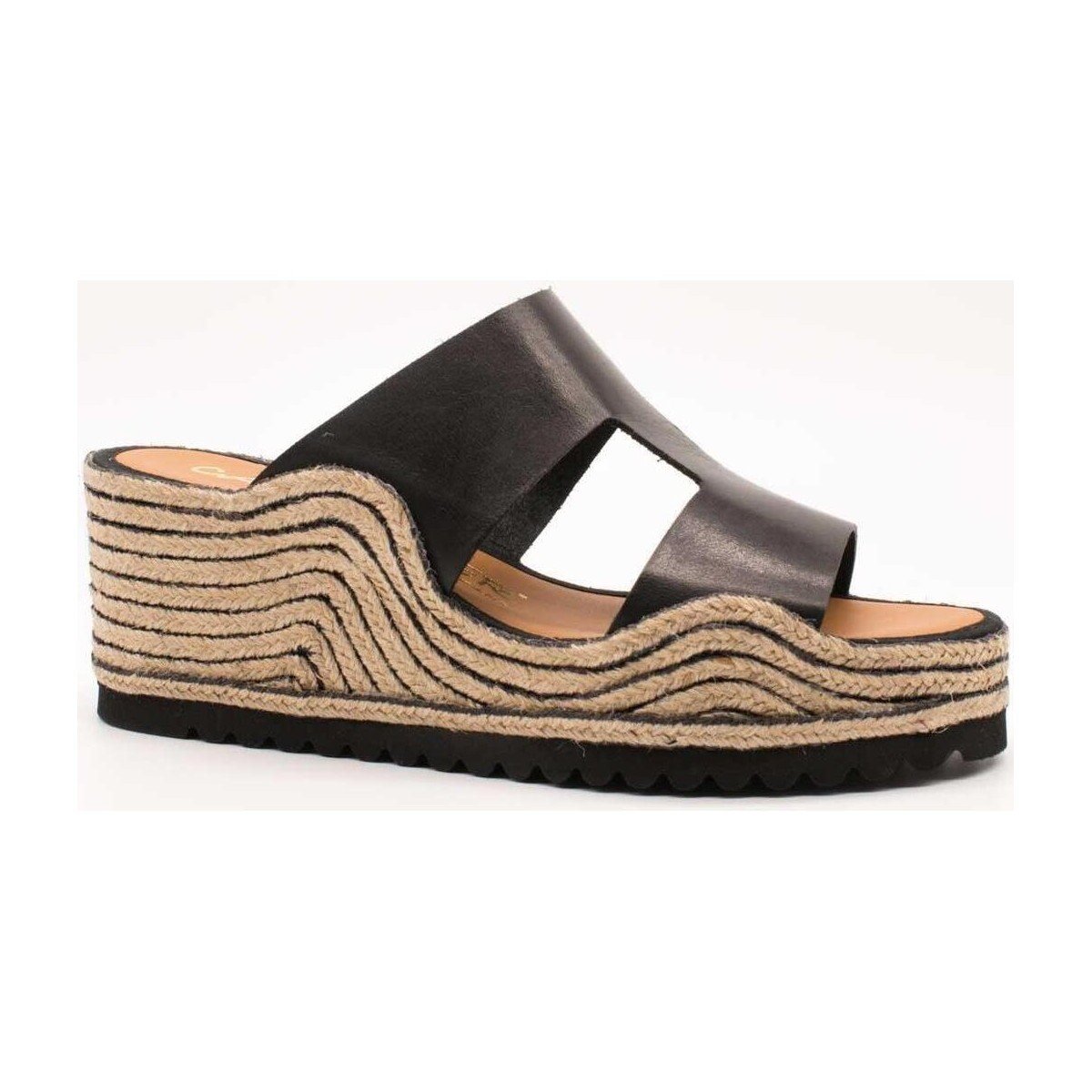 Espadrilles mules con cuña Casteller