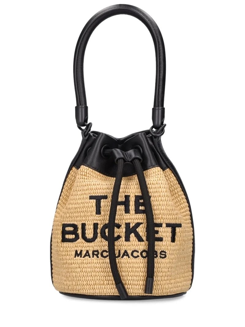 Bolso de rafia bucket Marc Jacobs