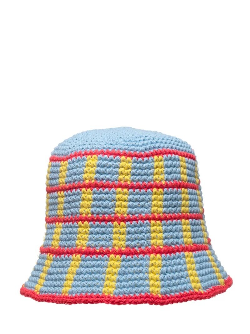 Gorro de crochet a rayas Memorial Day