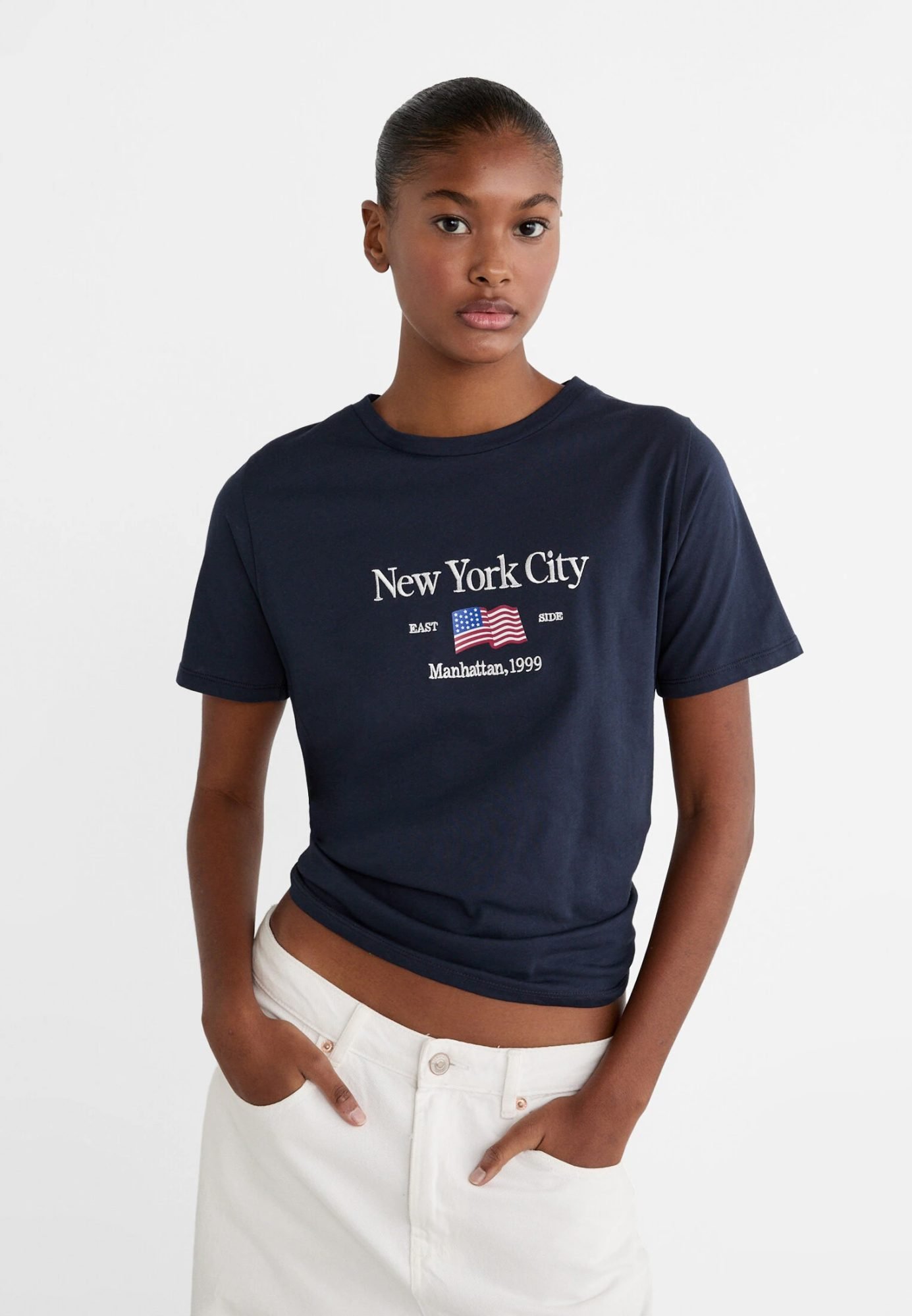 T-shirt New York Stradivarius