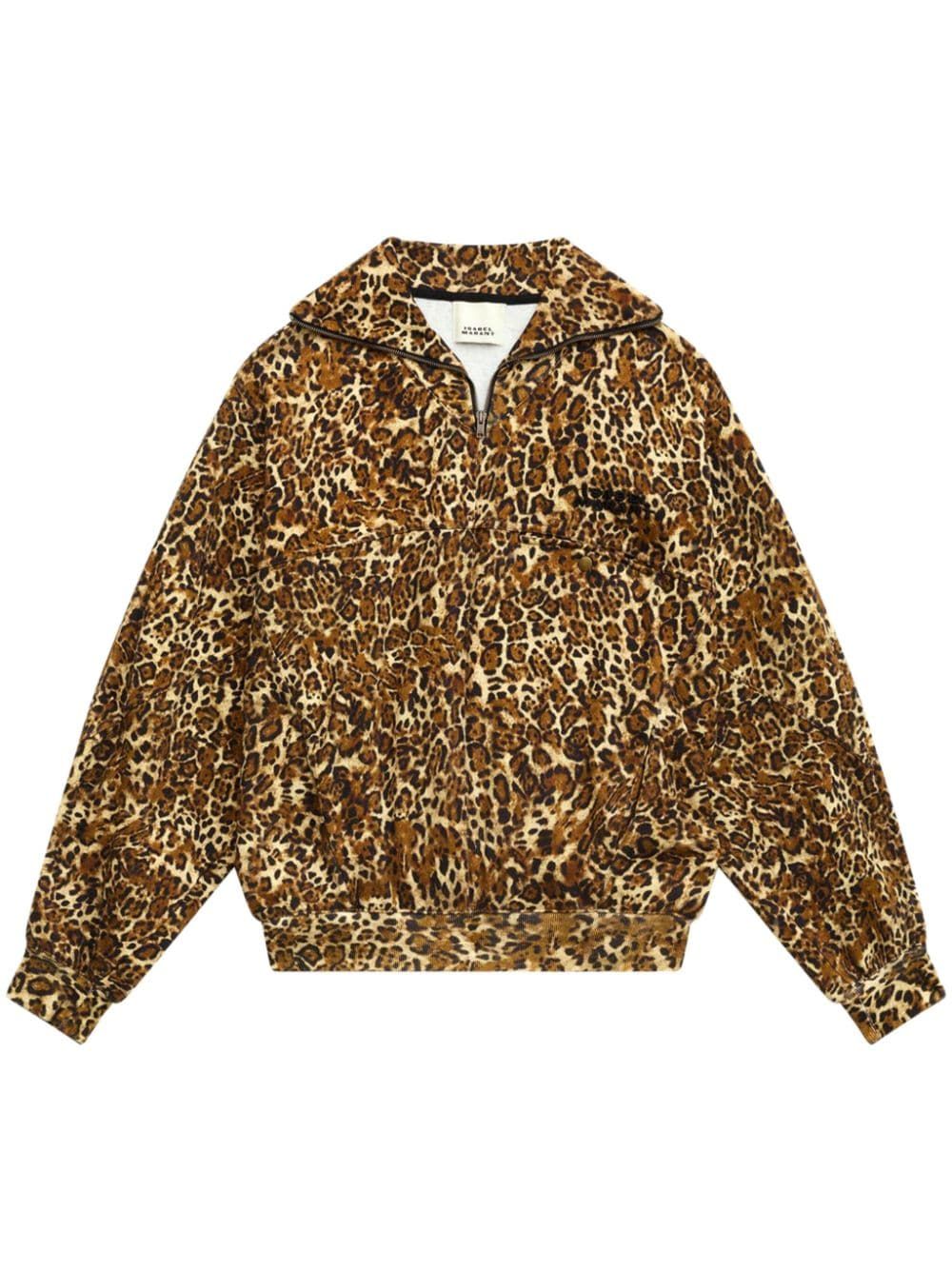 veste imprime leopard isabel marrant