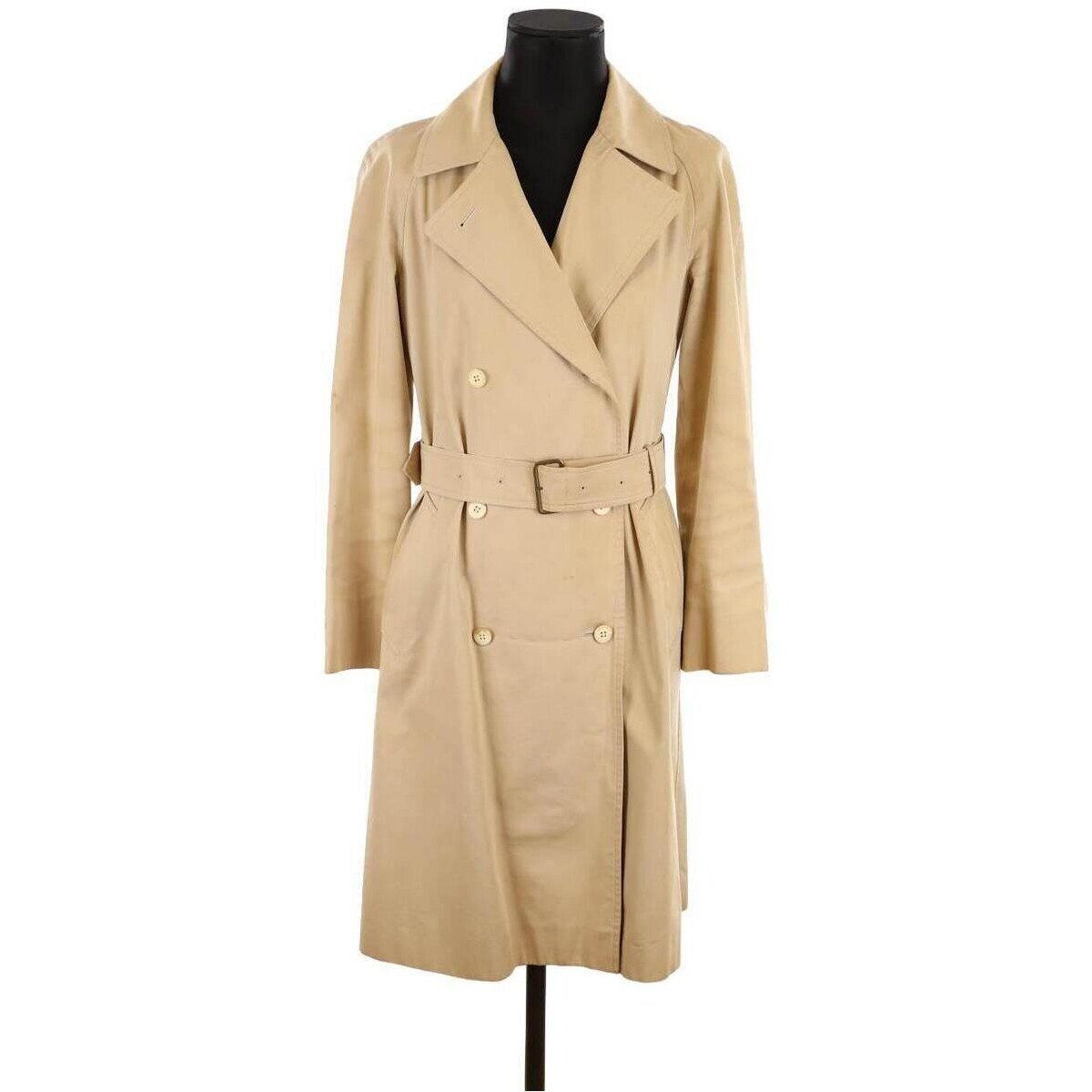 Trench coat para mujer Burberry en algodón beige