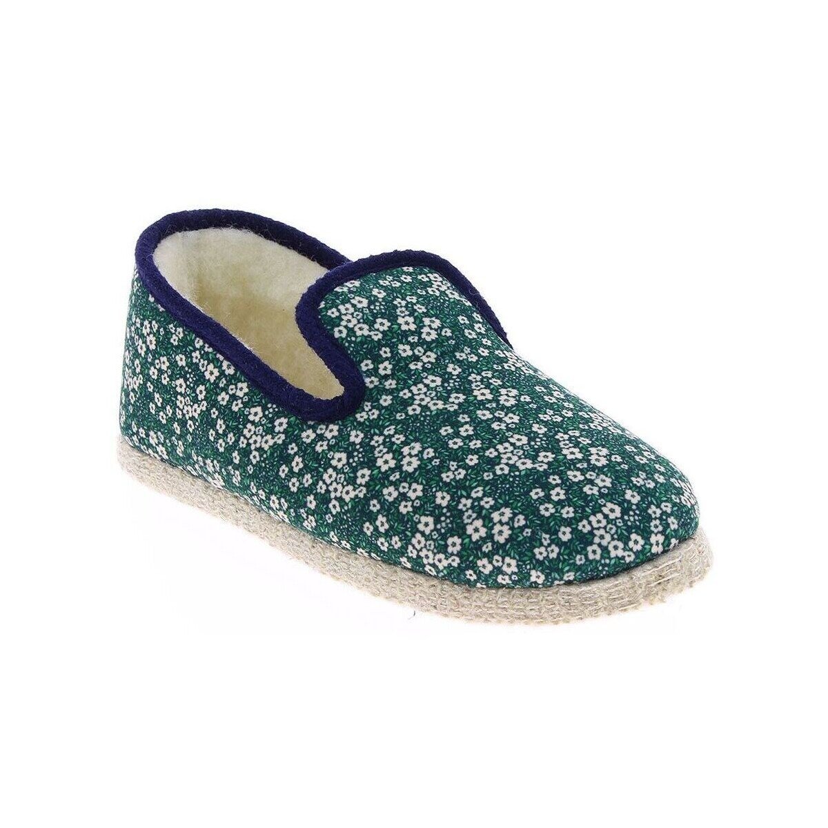 Zapatillas en tela Liberty verde Chausse Mouton