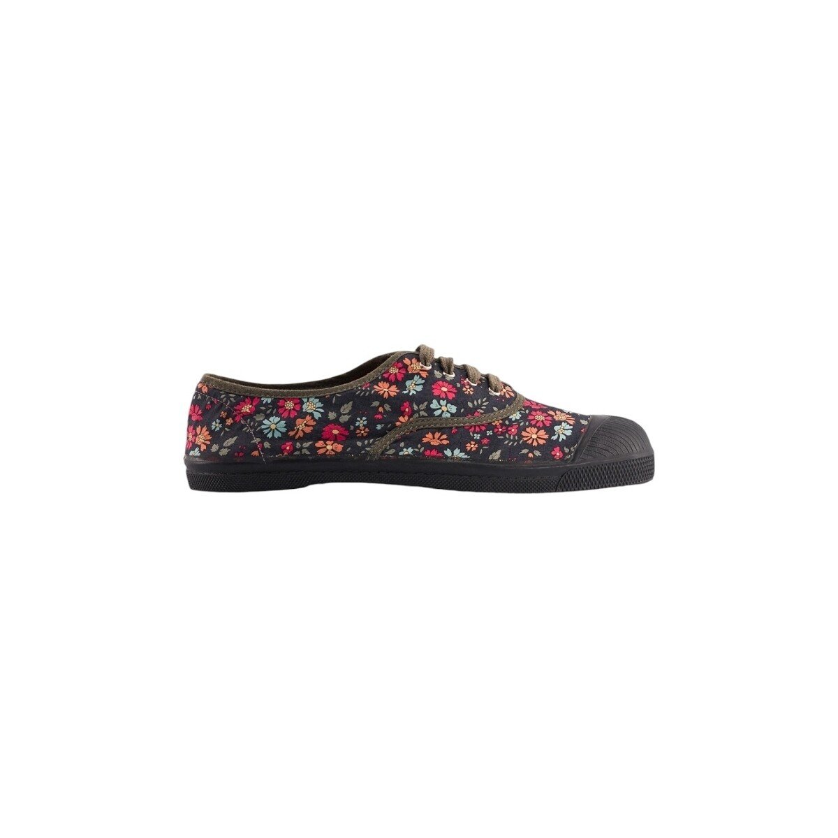 Zapatos Bensimon negros con tela Liberty