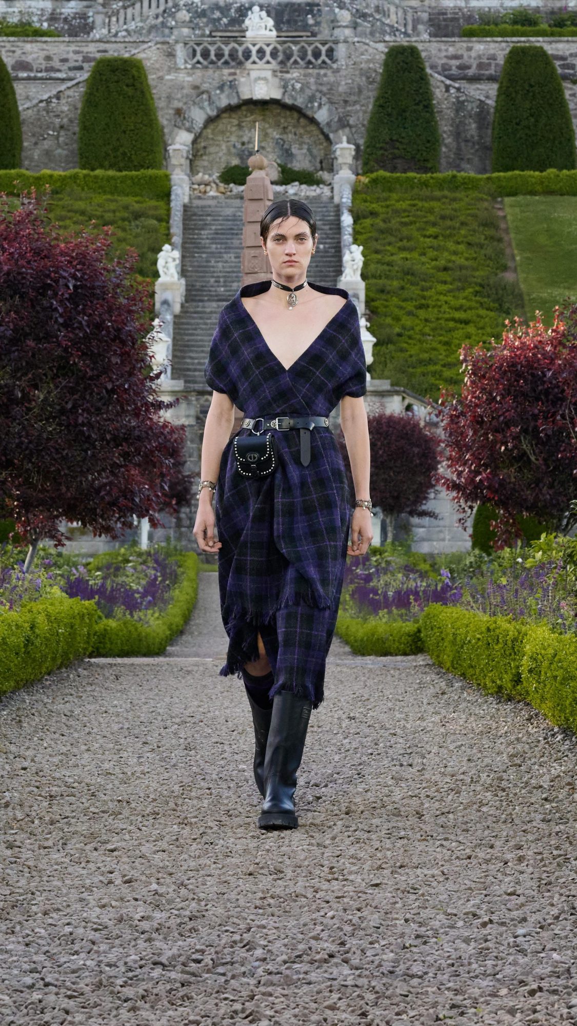 Tartan Dior colección crucero 2025