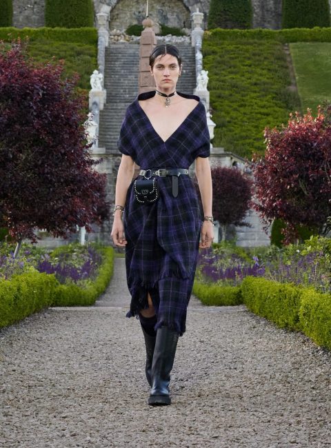 Tartan Dior collection croisière 2025