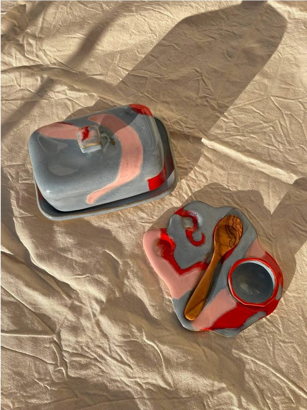 Mantequera cerámica Lucie Sotty Les Créatrices en Rouje