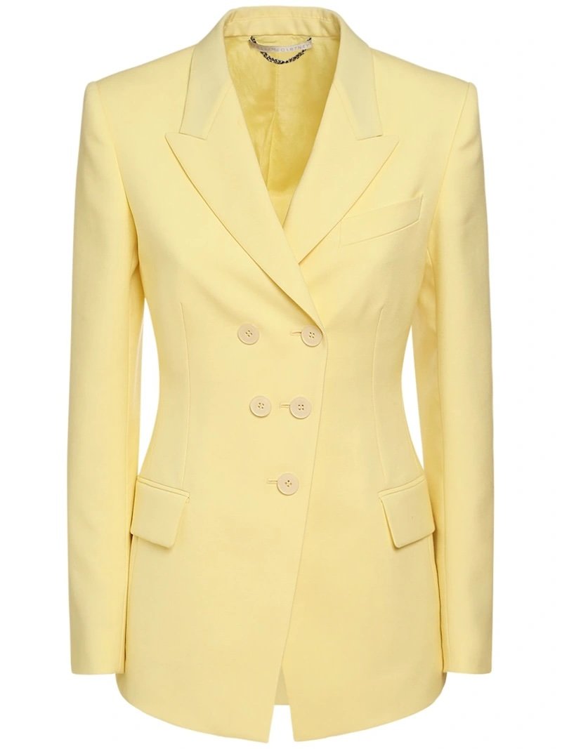 Chaqueta traje amarilla Stella McCartney