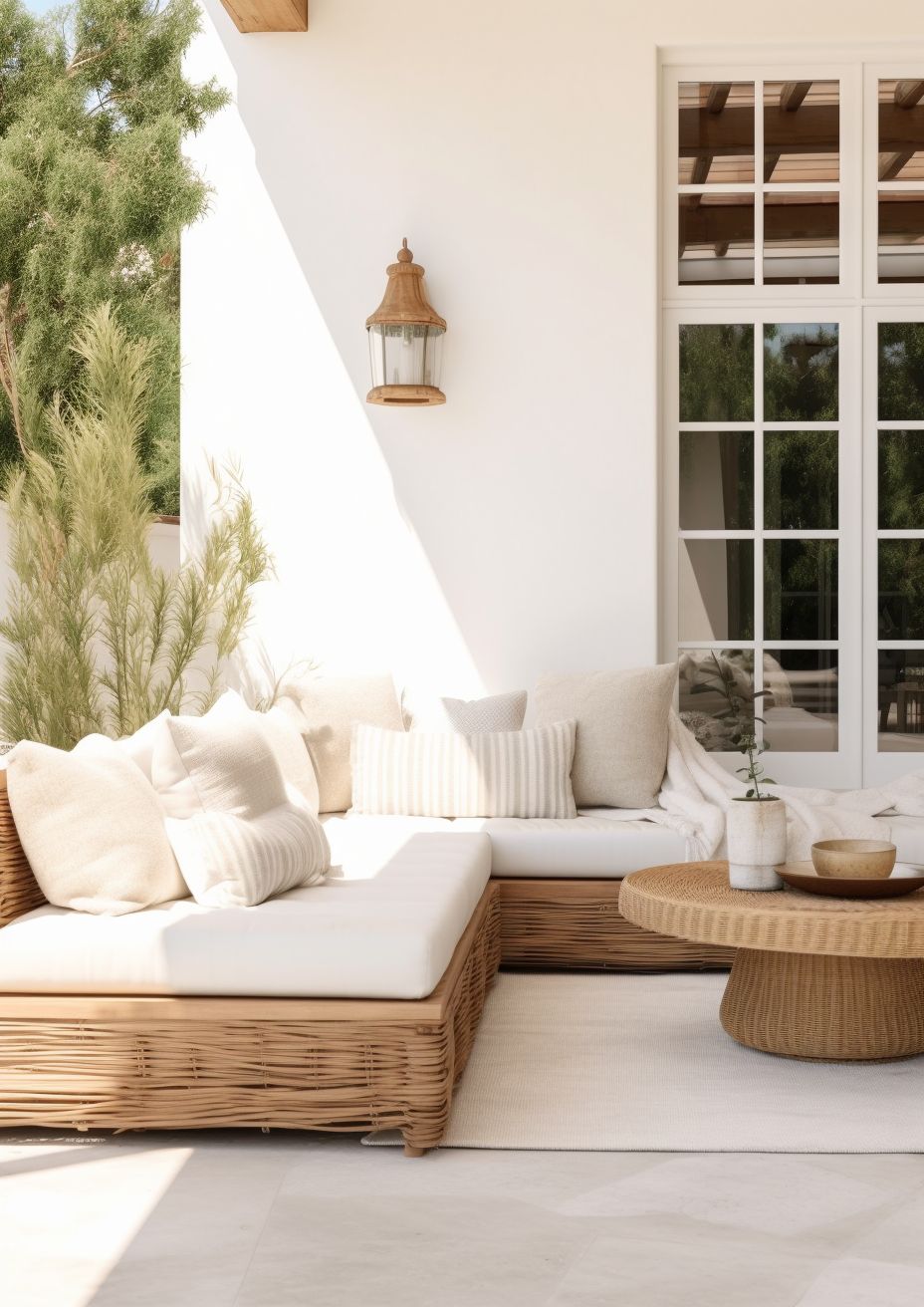 El refinamiento de una terraza pensada como un jardín secreto 2 Redefinir el exterior una vision intima del estilo El refinamiento de una terraza pensada como un jardin secreto Modalova