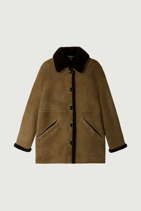 La peau lainee une presence affirmee Les plus belles matieres pour un manteau dhiver Modalova