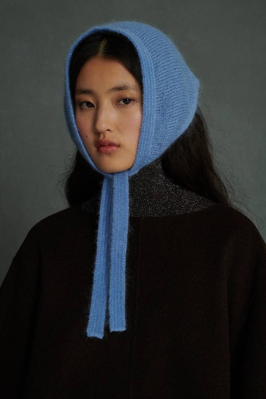 Foulard à nouer en crochet hide hood