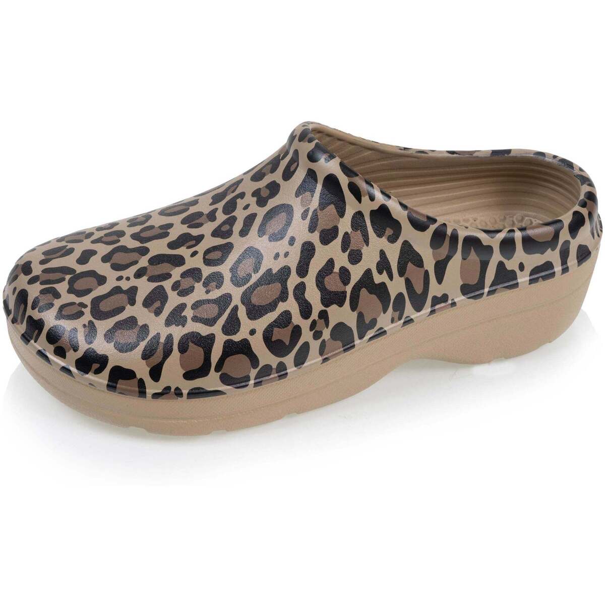 Zuecos mujer leopardo Isotoner