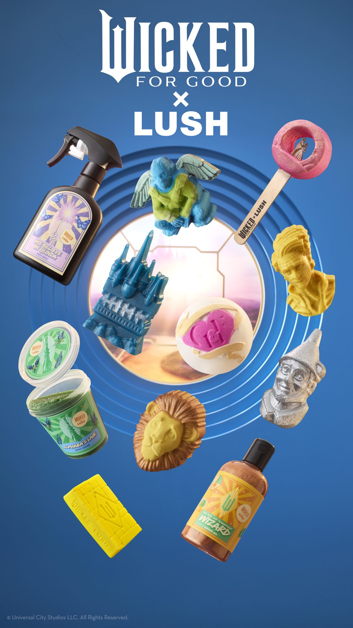 Colaboración Wicked: For Good x Lush