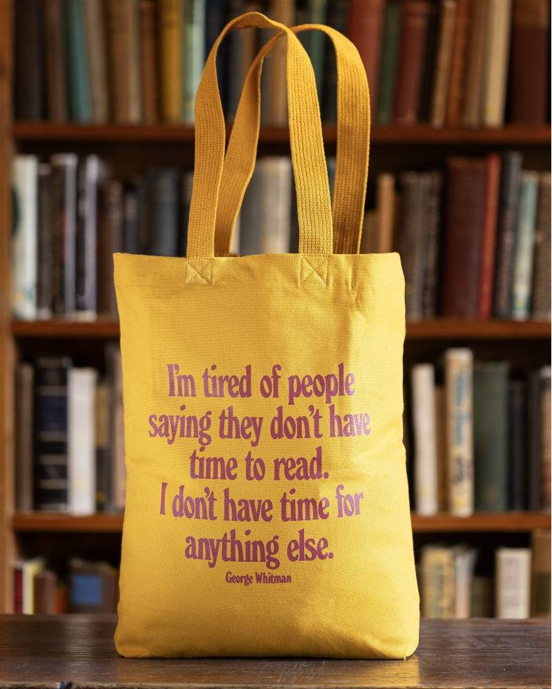 Bolsa tote con frases de Shakespeare and Company