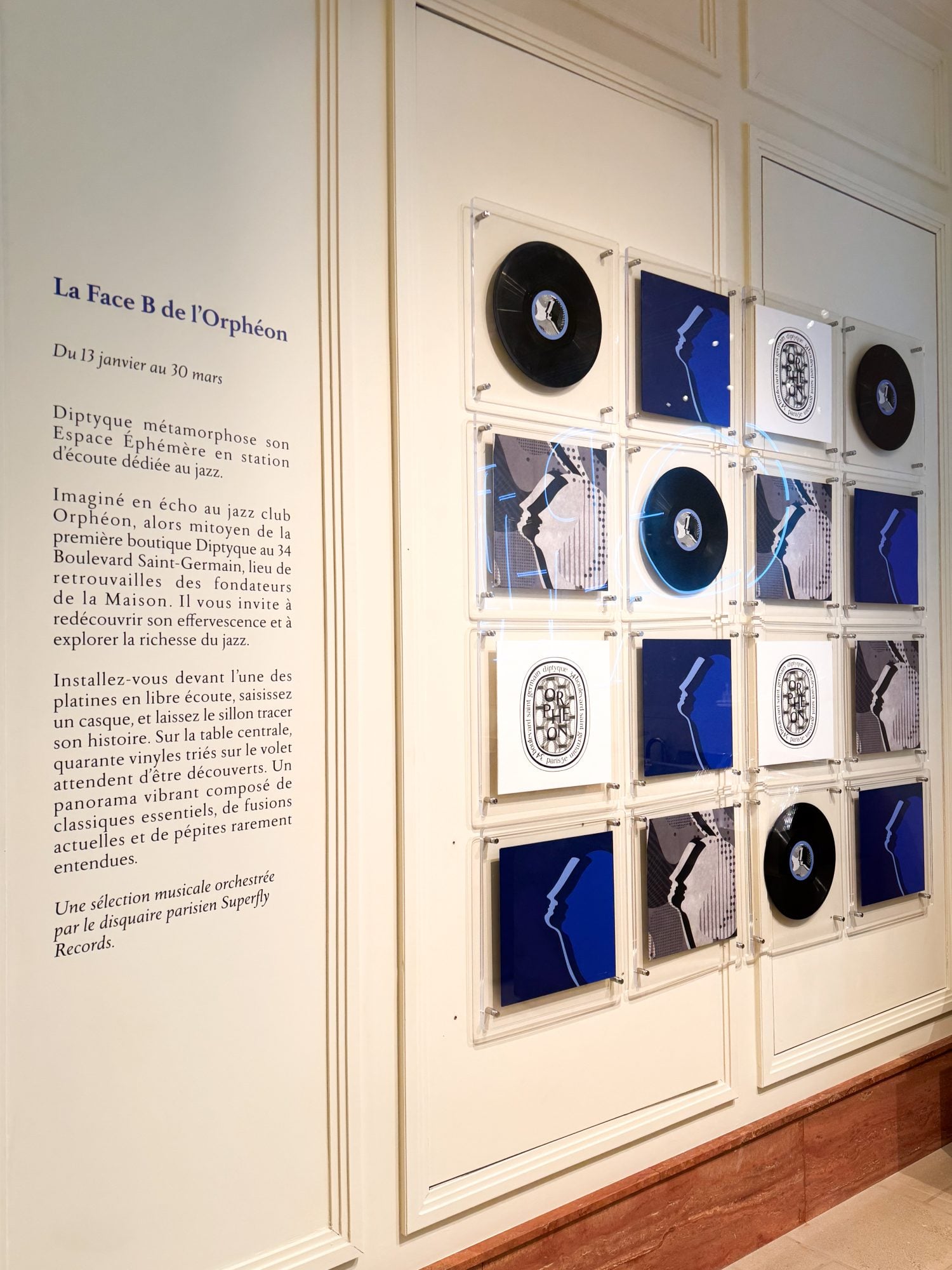 Inmersión en el club de jazz Orphéon de Diptyque 8 Corner Orphéon Diptyque rue Duphot Paris photo Pauline PINOT