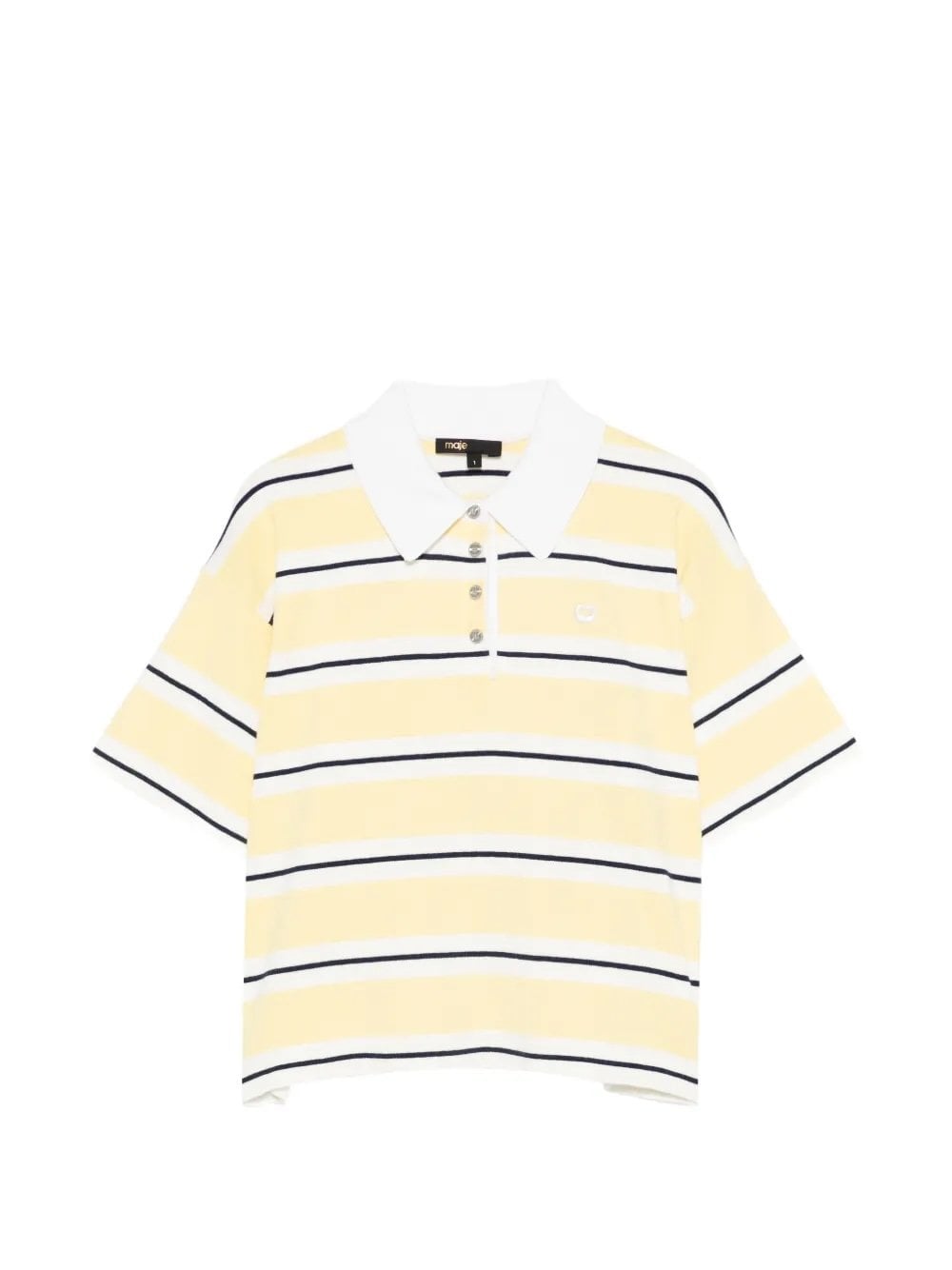 Polo de manga corta a rayas Maje