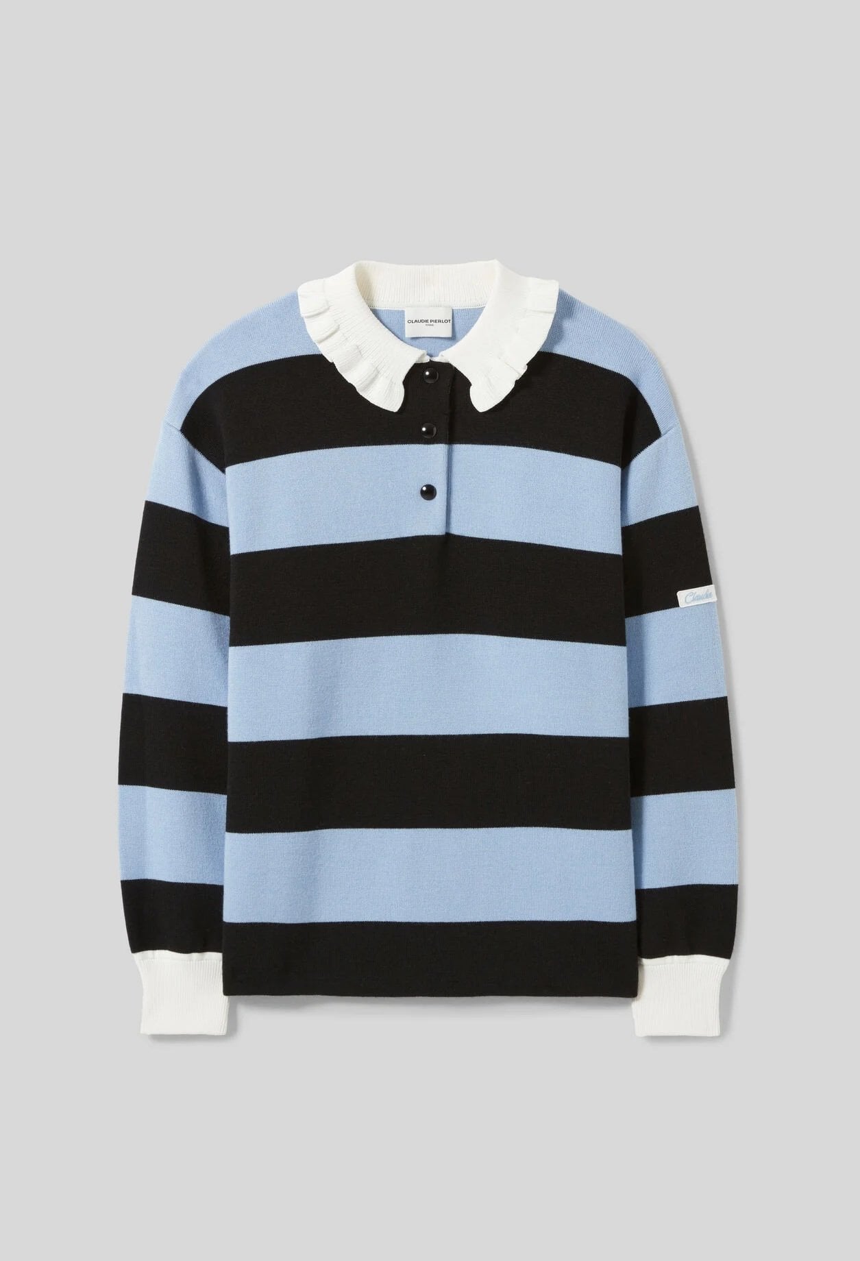 Polo a rayas de mangas largas Claudie Pierlot