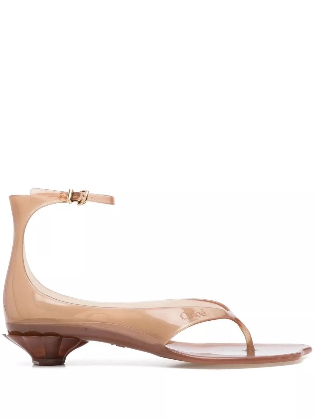 Chloé jelly thong angle-strap 