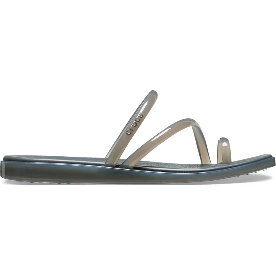 Crocs miami jelly toe loop sandal gris