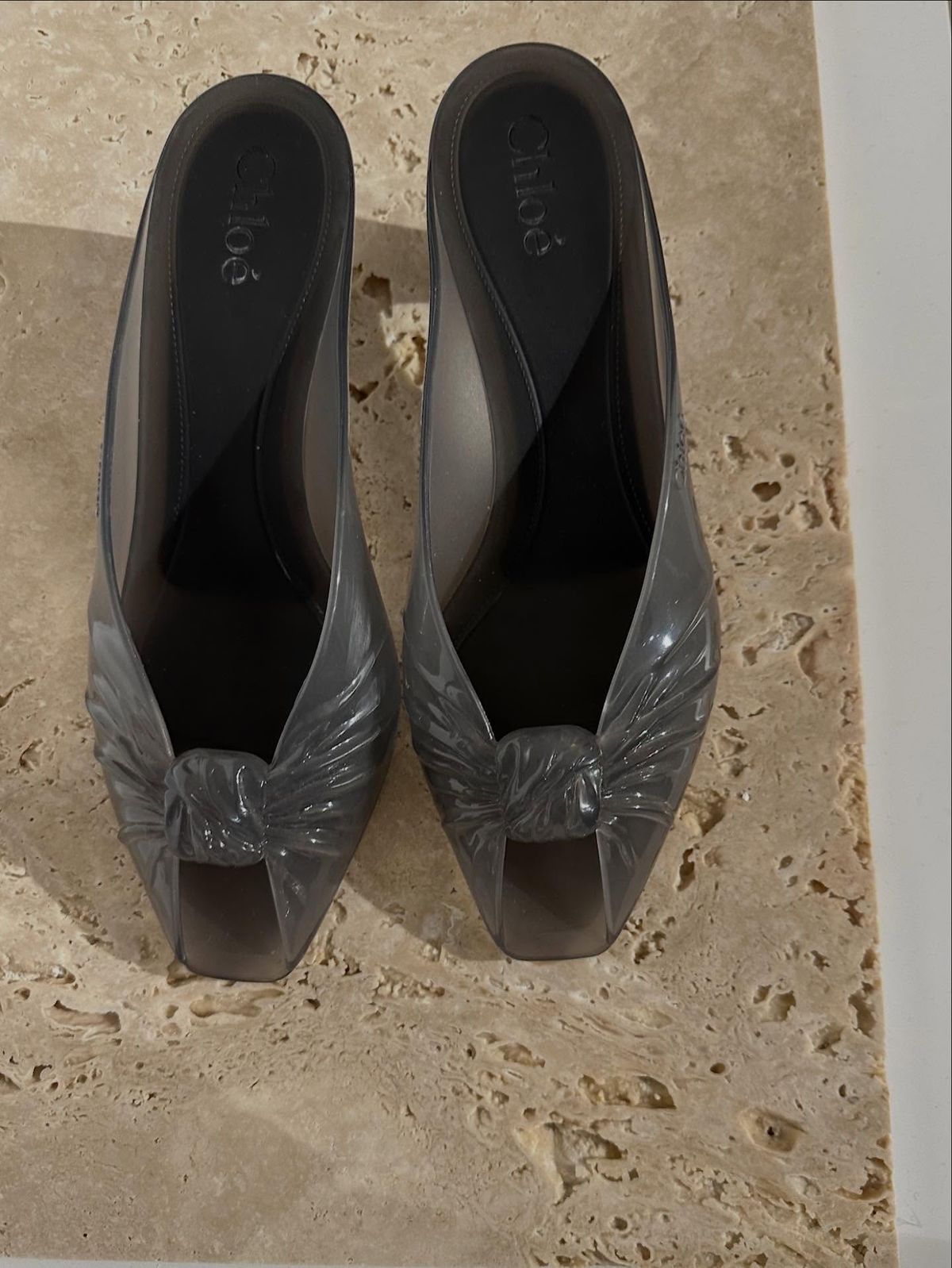 Jelly mules tendencia Chloé 2026