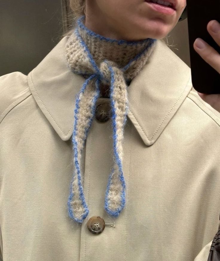 Nuestras inspiraciones de bufanda DIY de ganchillo de Sophie 9 Look bufanda Sophie