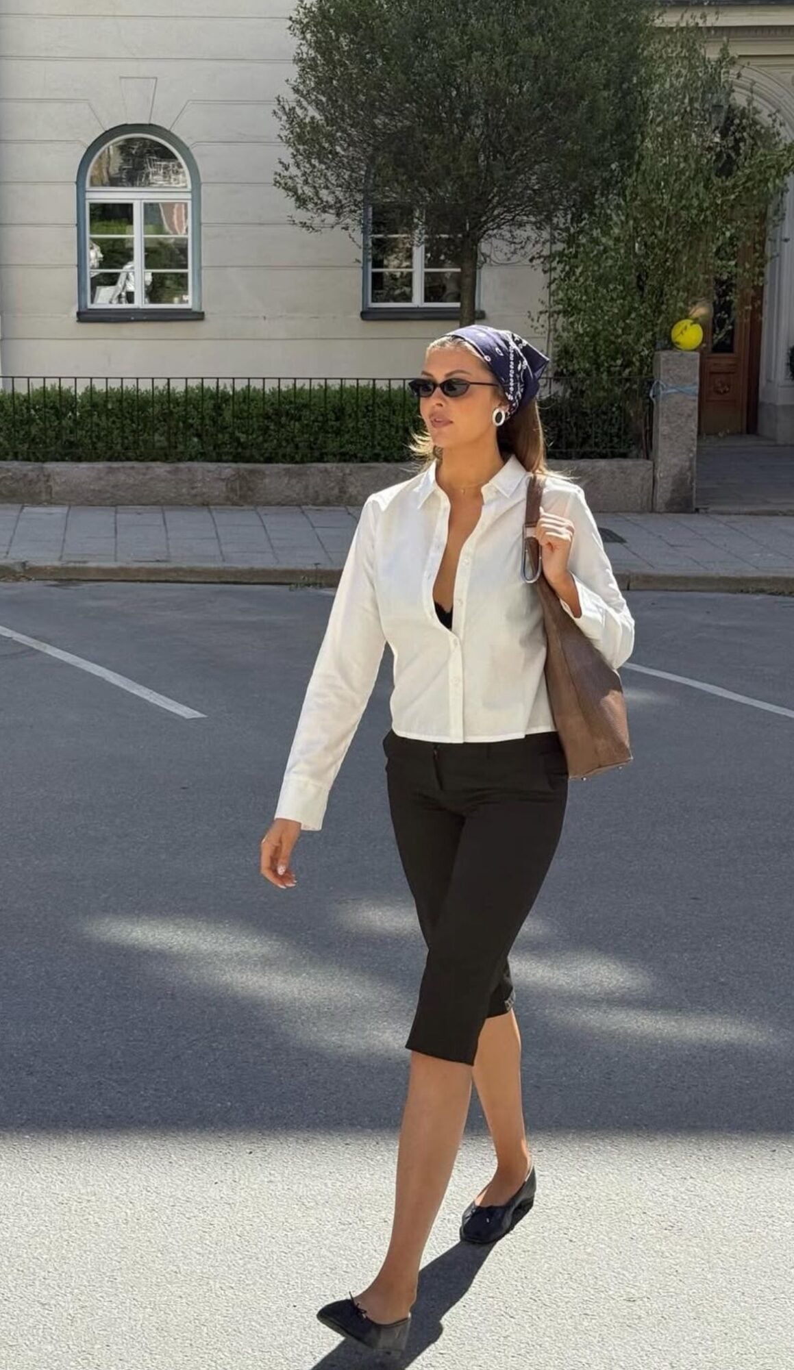 Look mujer pantalones capri